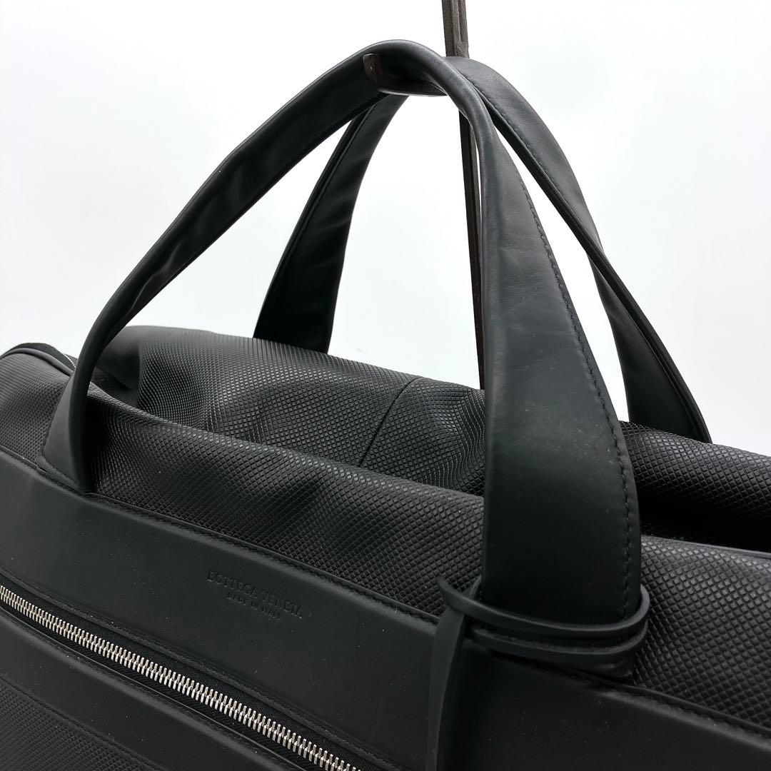 【BOTTEGA VENETA】2wayトラベルバッグ　マルコポーロ　ブラック