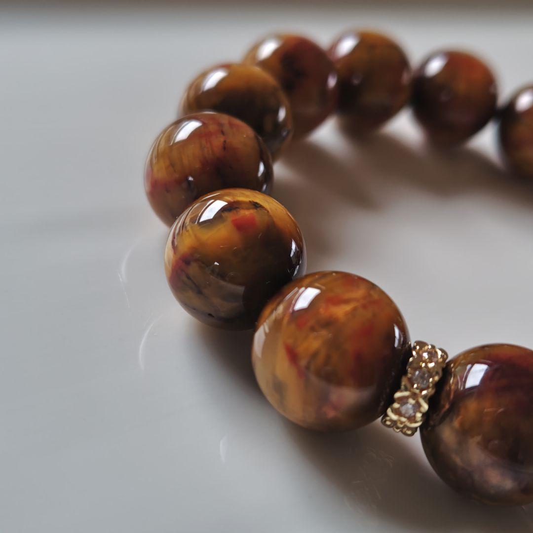 p様♡専用です♡ 大漆オパール宝瓶天珠　ゴールデンピーターサイト　サンストーン