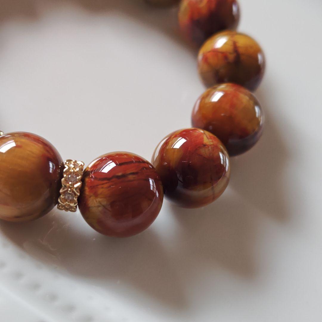 p様♡専用です♡ 大漆オパール宝瓶天珠　ゴールデンピーターサイト　サンストーン