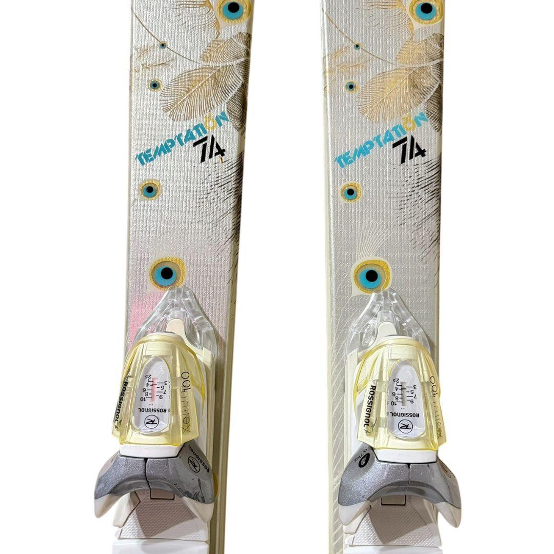 【ROSSIGNOL】希少　孔雀 TEMPTATION 74 スキー 146cm
