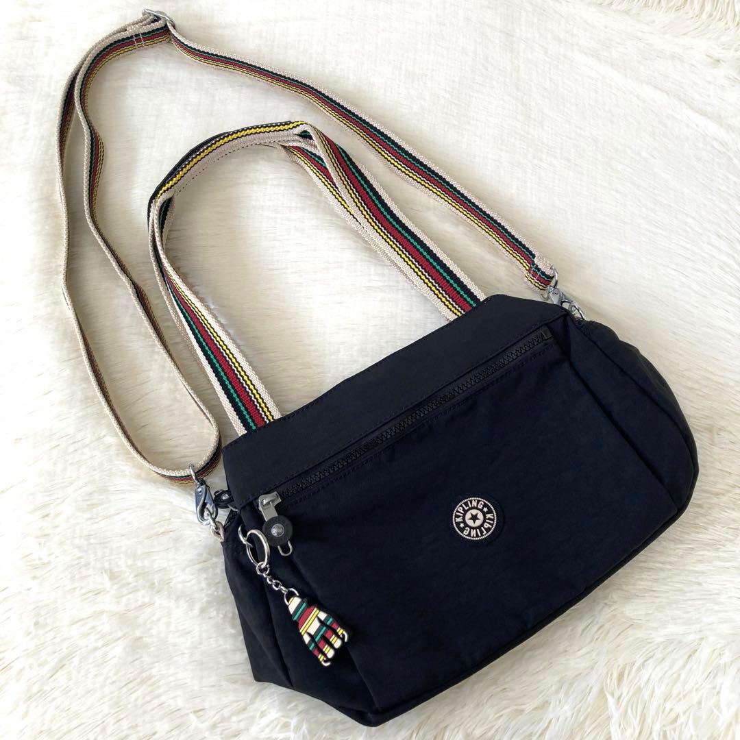 ✨日本限定品✨Kipling キプリング　ハンド　ショルダーバッグ　2way 黒
