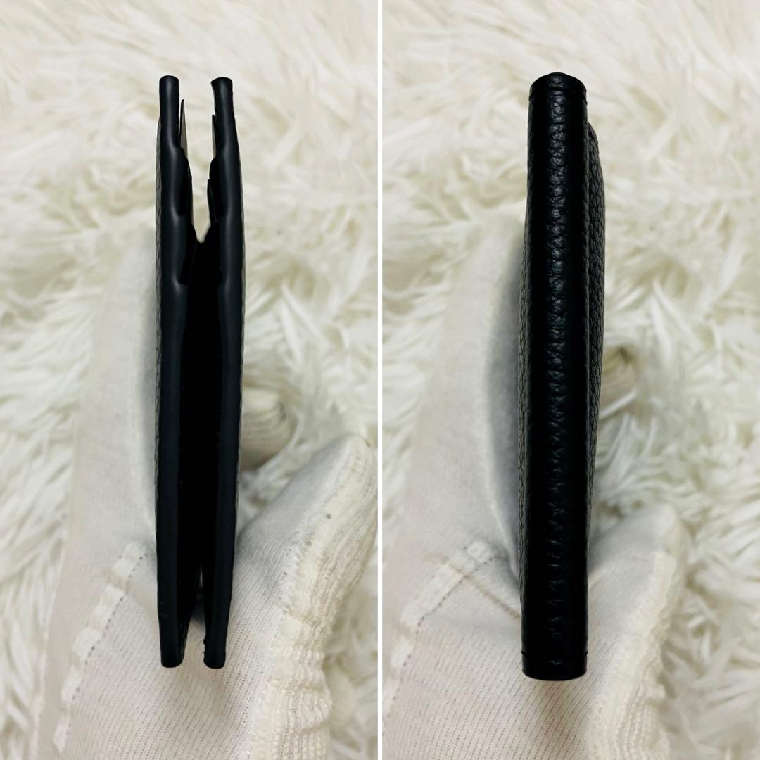 新品✨付属完備✨ディオール マネークリップ CDロゴ シルバー金具 黒