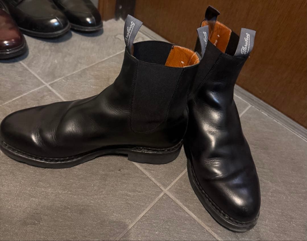 Paraboot サイドゴアブーツ 黒　MANAGE マネージ　UK8