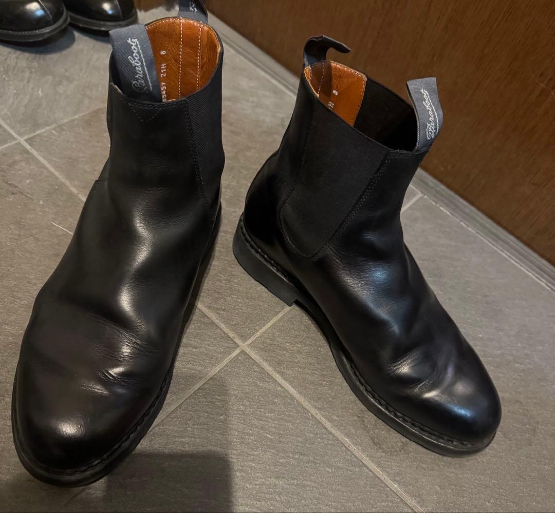 Paraboot サイドゴアブーツ 黒　MANAGE マネージ　UK8