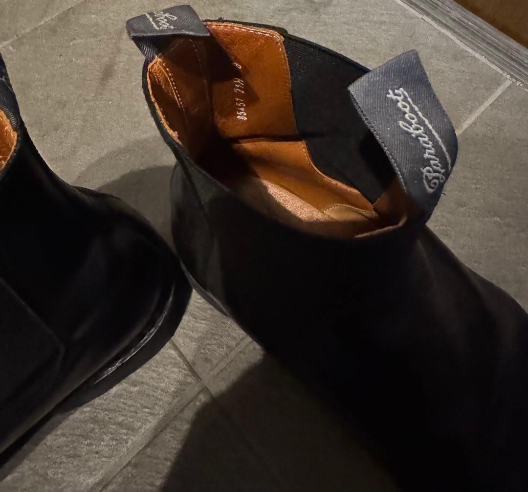 Paraboot サイドゴアブーツ 黒　MANAGE マネージ　UK8