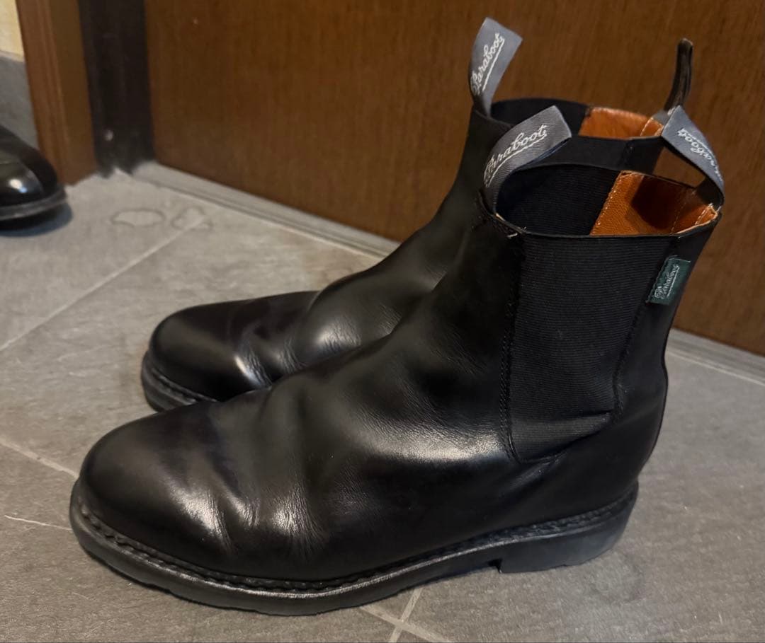 Paraboot サイドゴアブーツ 黒　MANAGE マネージ　UK8