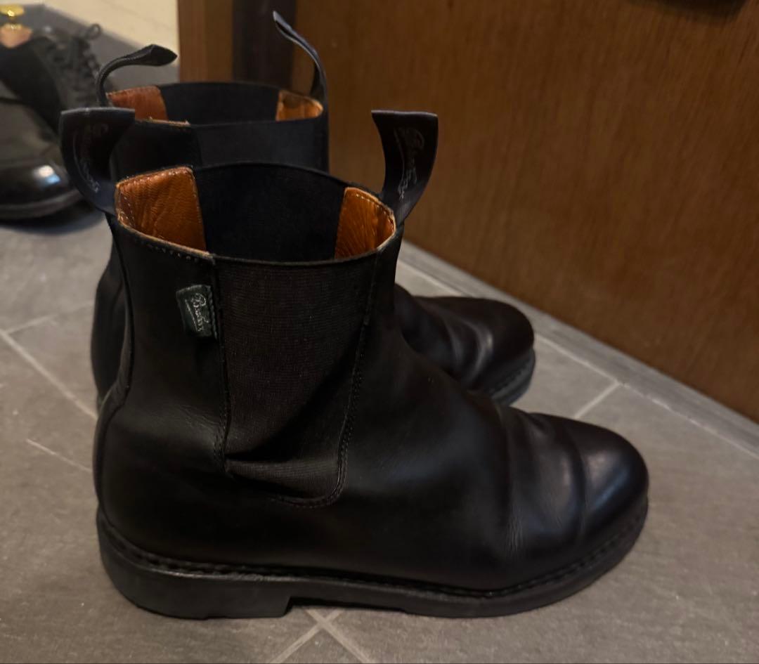 Paraboot サイドゴアブーツ 黒　MANAGE マネージ　UK8
