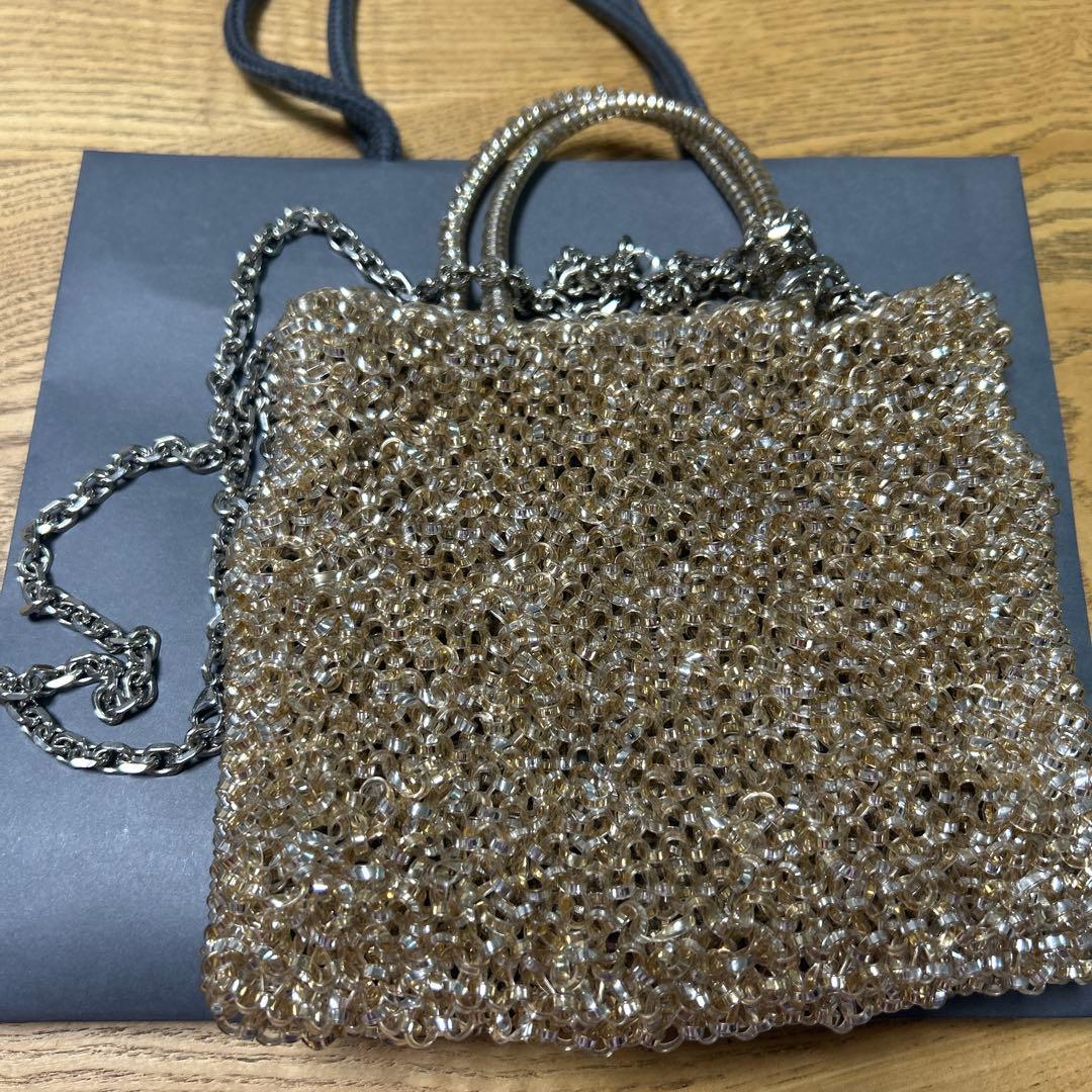 ANTEPRIMA シルバーゴールド ミニアトゥーラ ショルダーバッグ