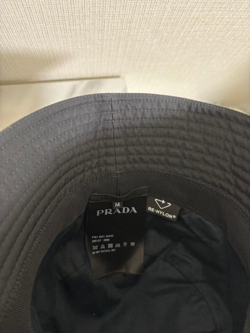 【即購入可能】PRADA RE-NYLON ブラック バケットハット M