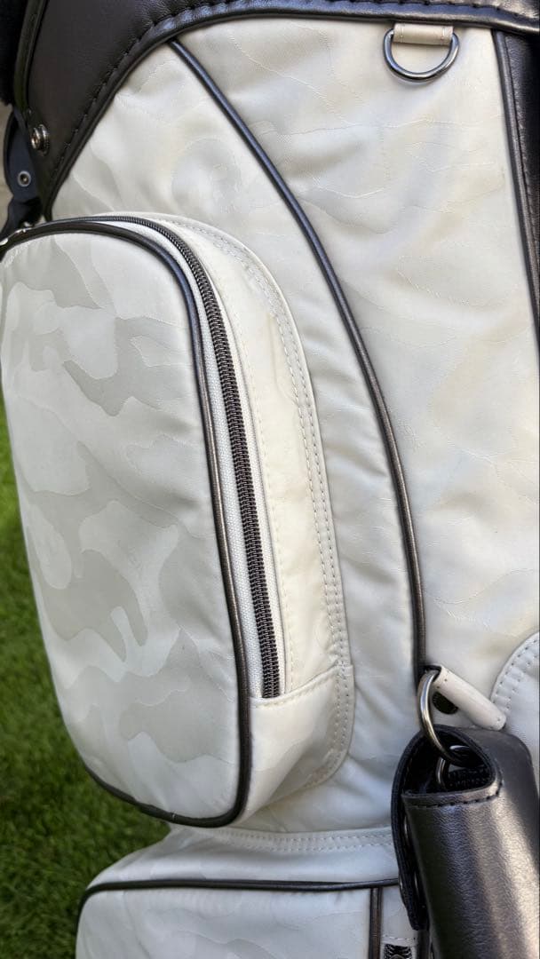 MARK & LONA ゴルフバッグ スタンド付き ホワイト