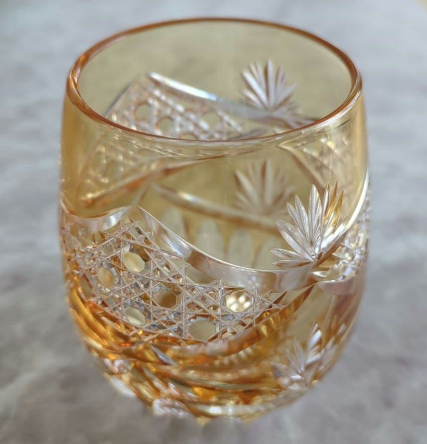 【江戸切子】鍋谷淳一 KAGAMI ロックグラス