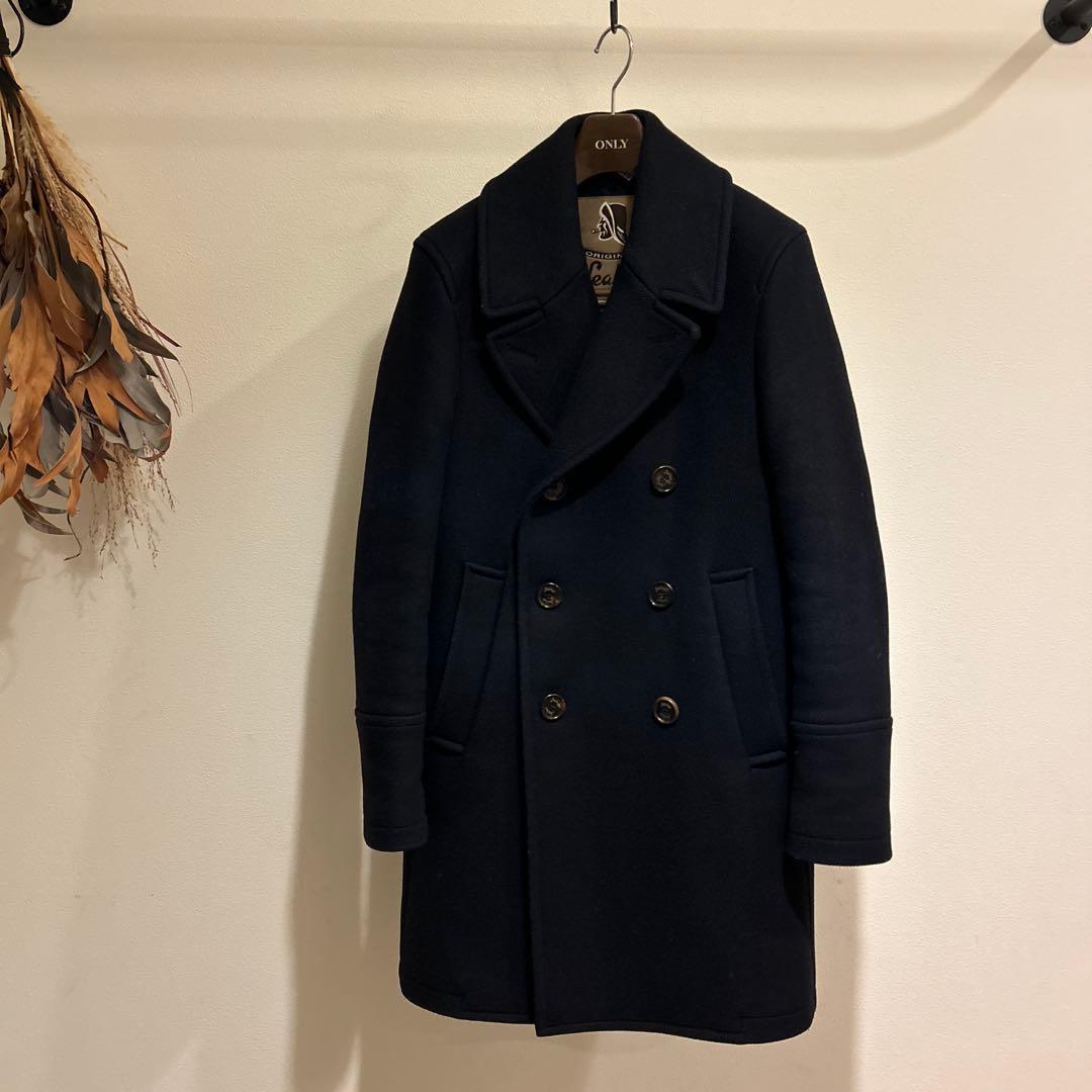 定価20万超え Sealup Pコート Genova 44 Navy
