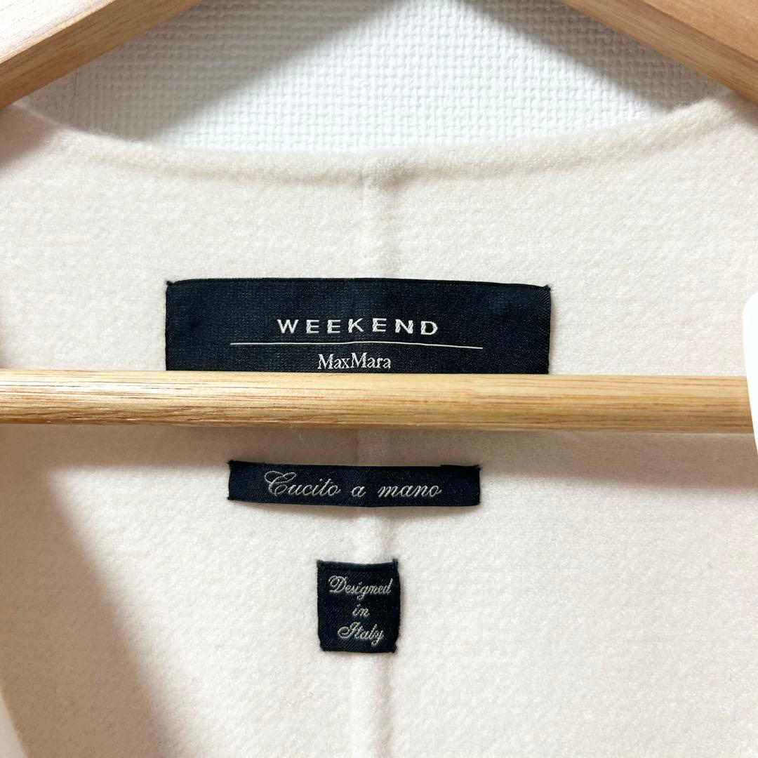 新品未使用✨MAXMARA ショートコート　クチートアマーノ　ホワイト