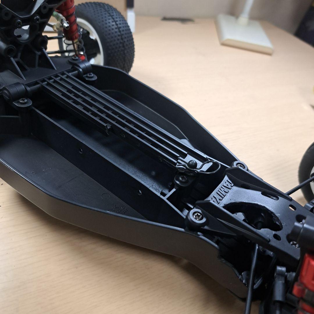 タミヤDT02フロント6角ハブ化 (京商オプティマプロボディ)