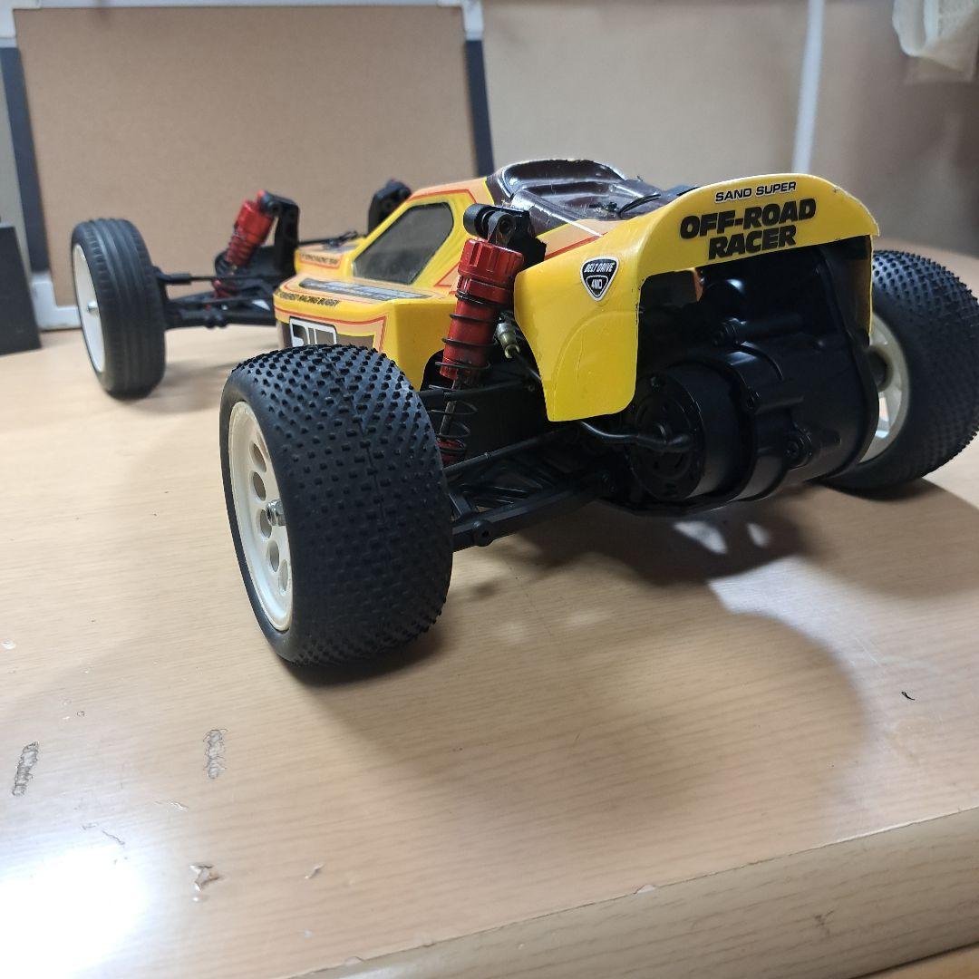 タミヤDT02フロント6角ハブ化 (京商オプティマプロボディ)