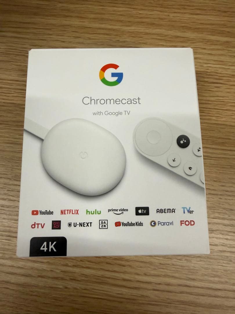 Chromecast with Google TV 4K ホワイト