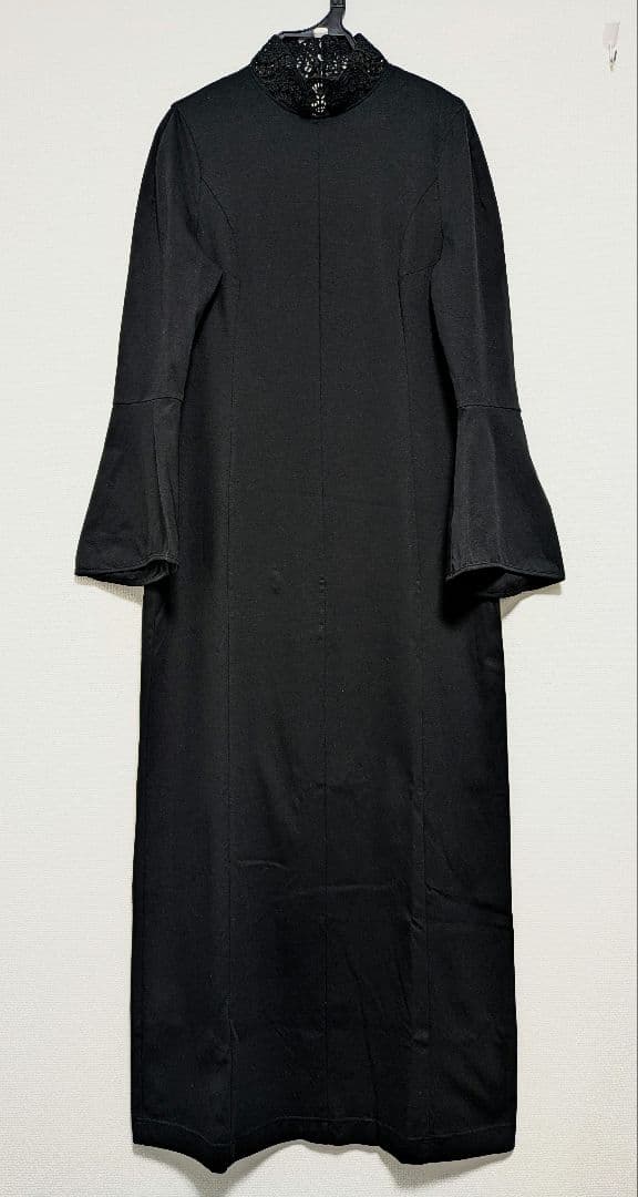 mame コットンジャージー刺繍襟ドレス　サイズ1