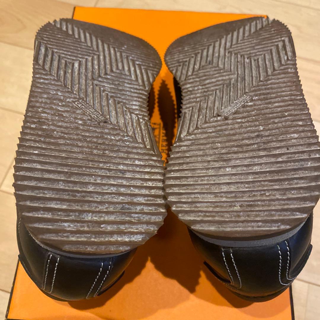 HERMES ブラック スニーカー 保存袋付き