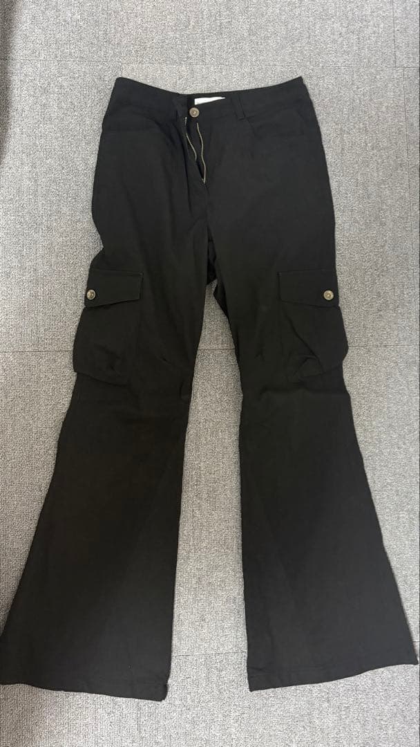 パンツ misekiseoul pocketcargobootcutpants