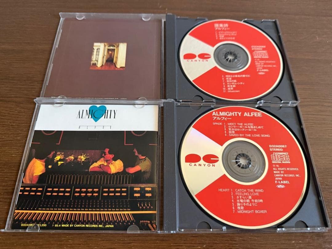 【折込帯】アルフィー 旧規格2タイトルセット(3rd & 4th) 消費税表記無