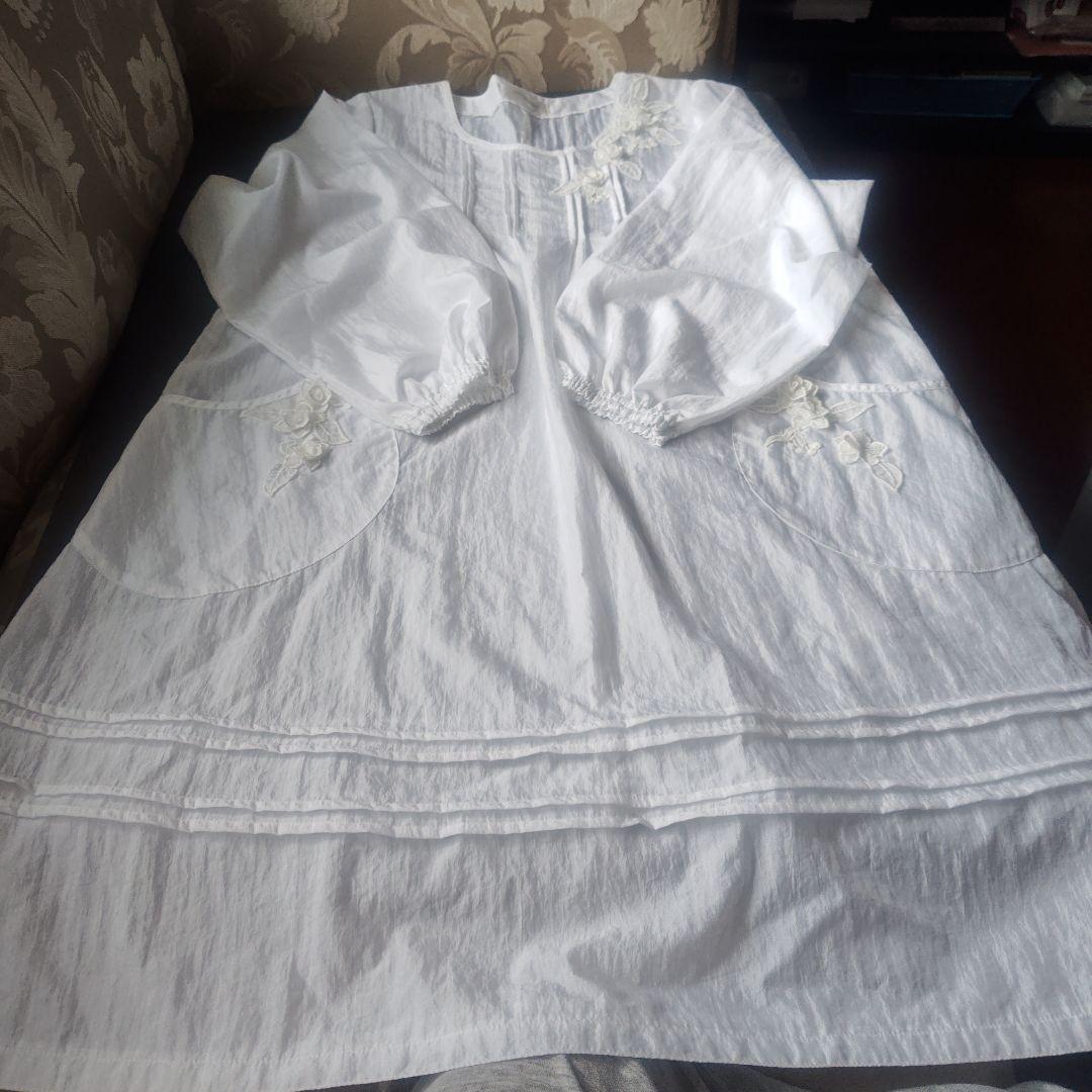 ピアリマーマ白色割烹エプロン