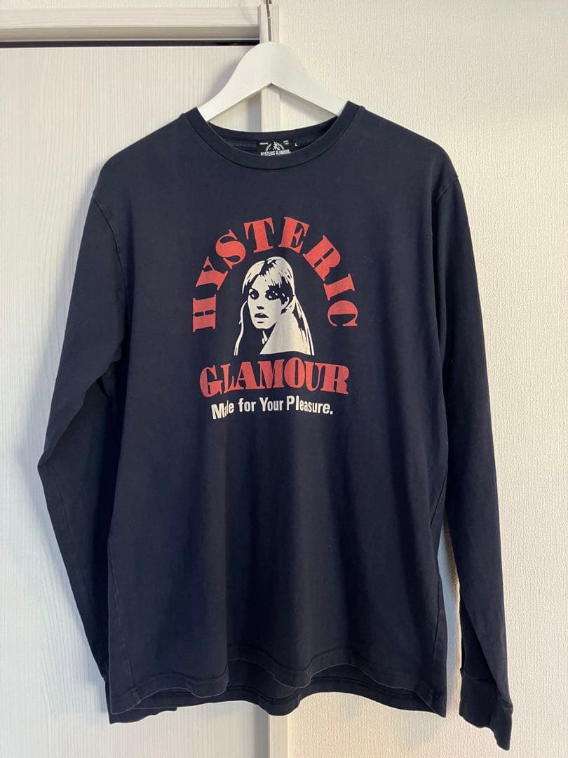 HYSTERIC GLAMOUR 長袖カットソー L ネイビー