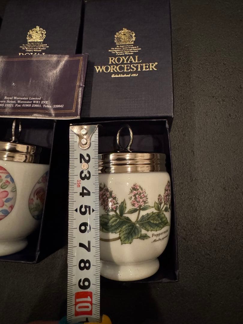  Worcester 陶器　3個セット