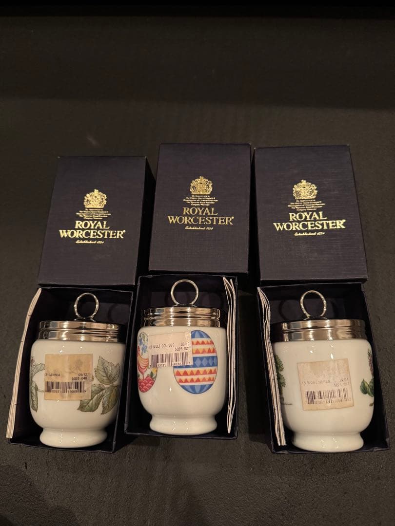  Worcester 陶器　3個セット