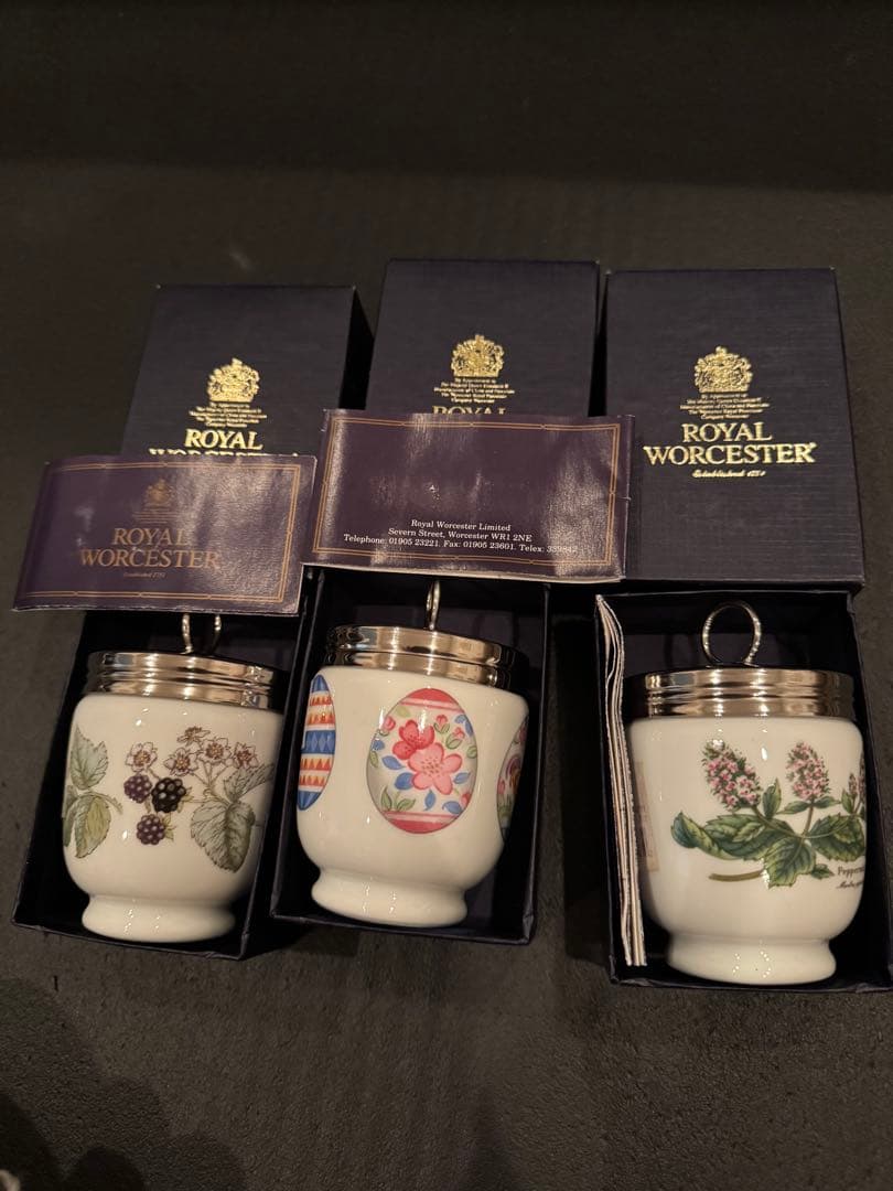  Worcester 陶器　3個セット