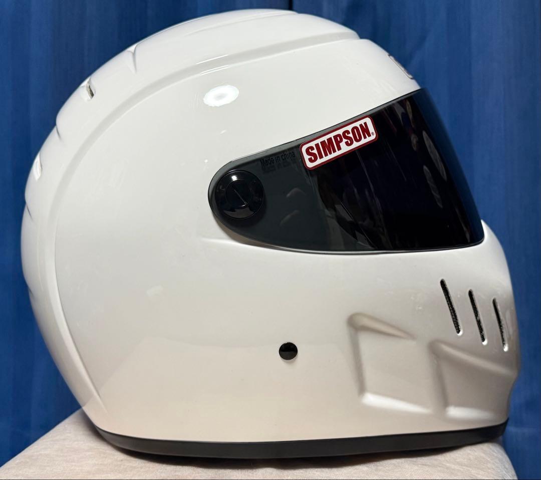 SIMPSON シンプソン RX-10 ヘルメット ホワイト 57cm M相当