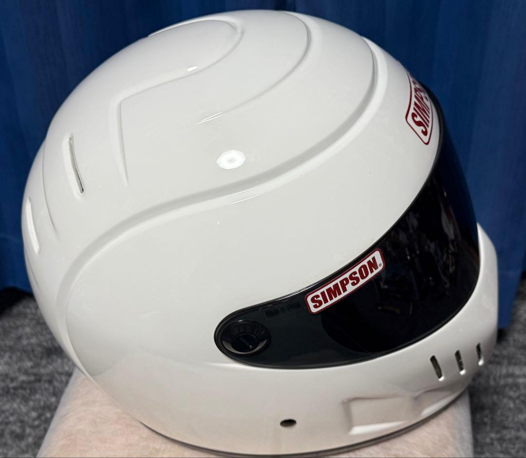 SIMPSON シンプソン RX-10 ヘルメット ホワイト 57cm M相当