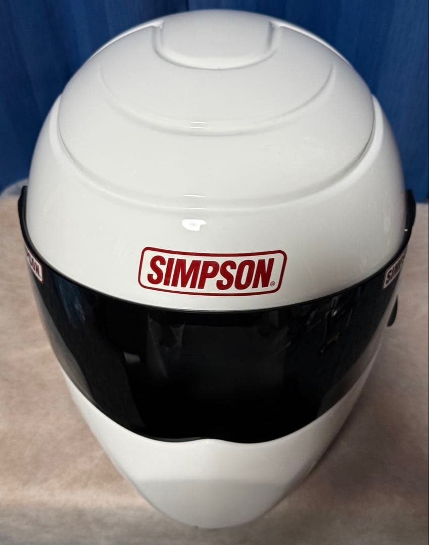 SIMPSON シンプソン RX-10 ヘルメット ホワイト 57cm M相当
