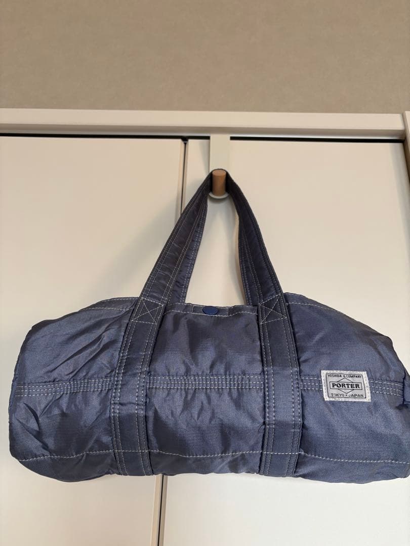 porter ポーター　レア　ドラム型　ボストン　カラフルファスナー　白タグ
