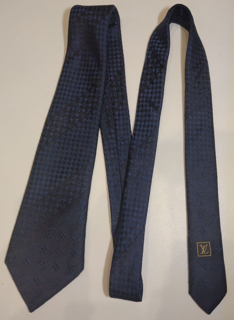 kazumi-k★ ルイヴィトン　ネクタイ　モノグラム　　ジャガード　高級