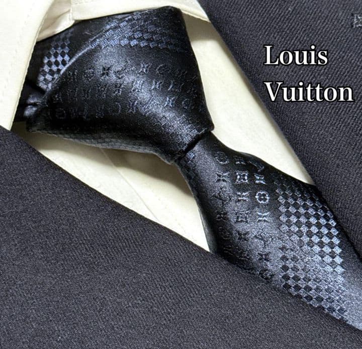 kazumi-k★ ルイヴィトン　ネクタイ　モノグラム　　ジャガード　高級