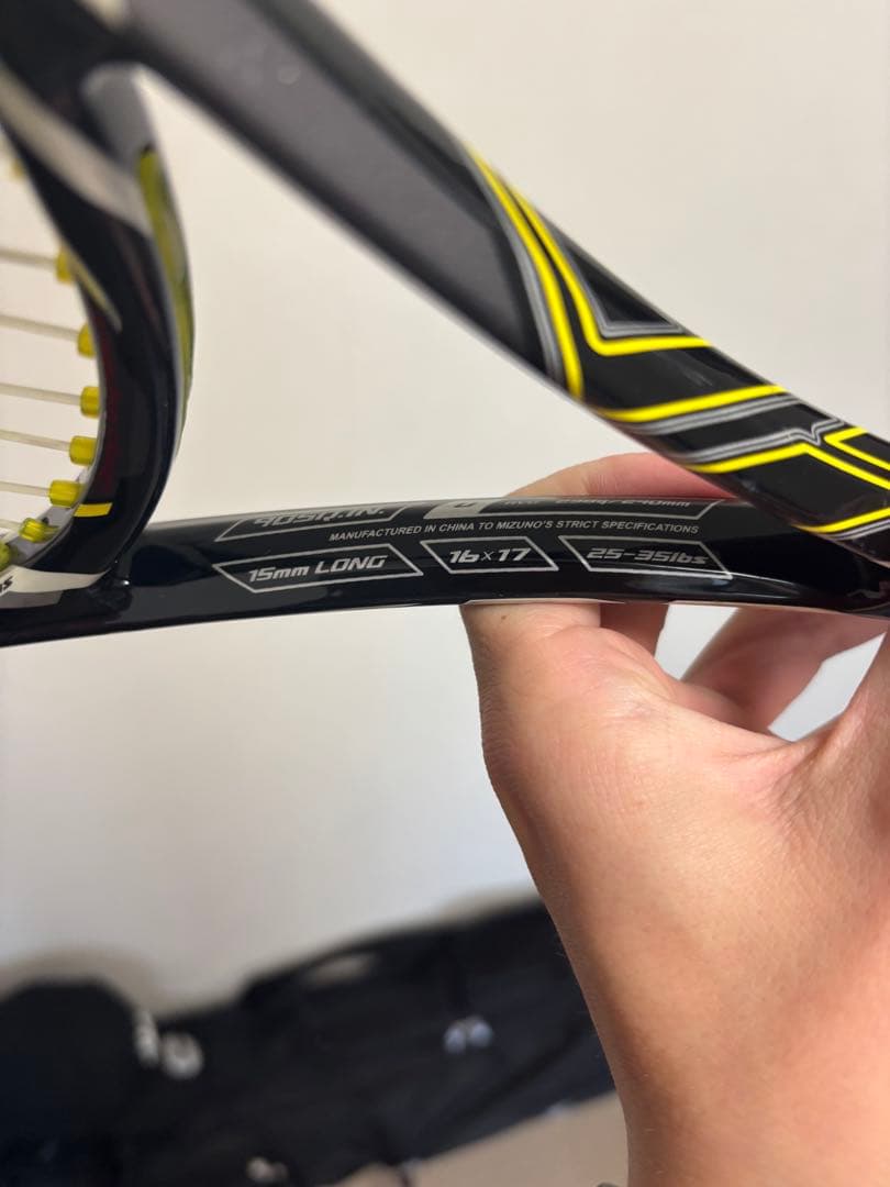 テニスラケット Deep Impact G2 黒/白/黄