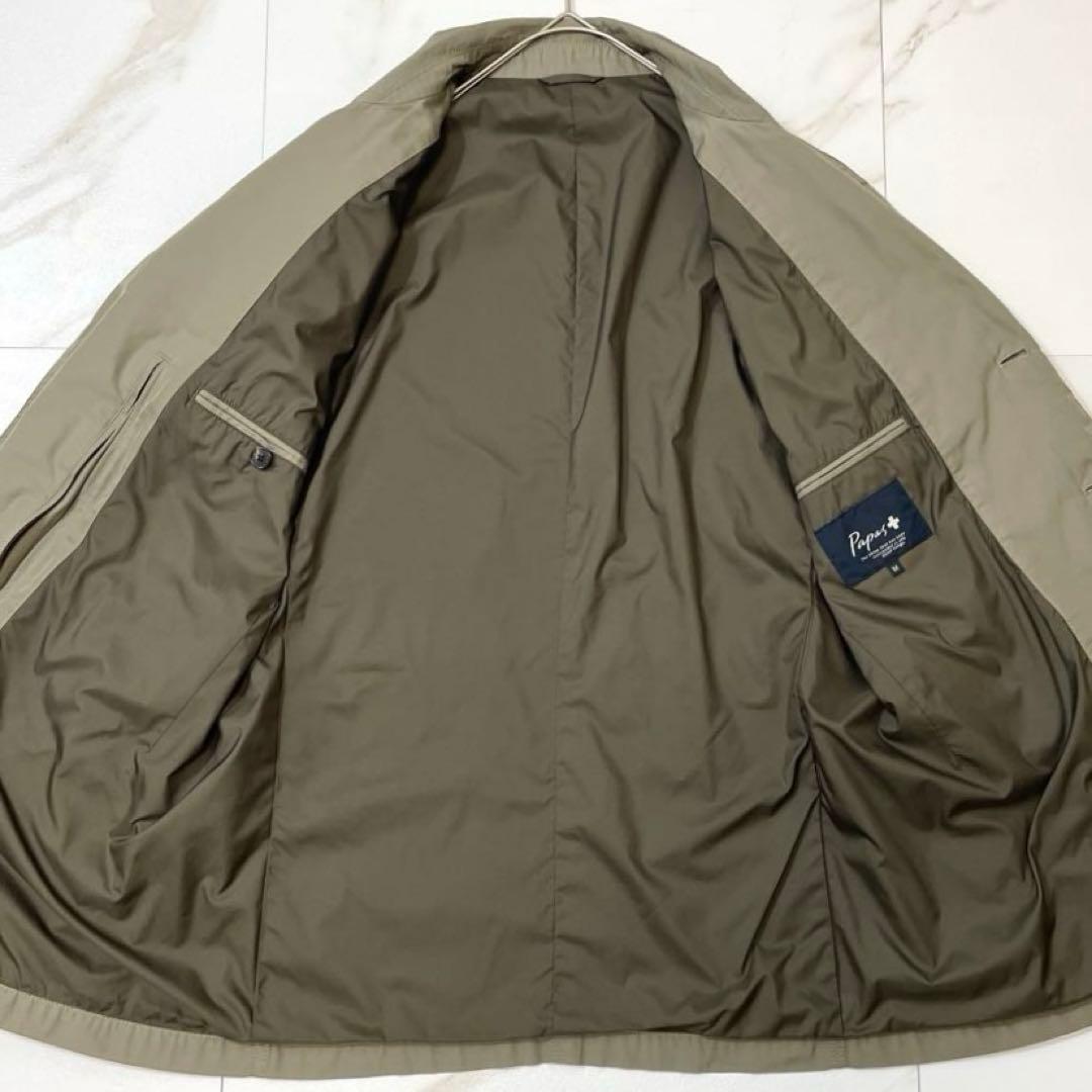 【美品】PAPAS+ パパスプラス テーラードジャケット トラベルジャケット