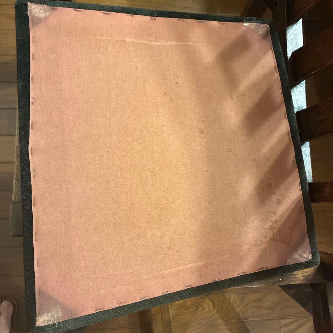 ロイズアンティークス購入 木製スラットバック椅子 2脚セット