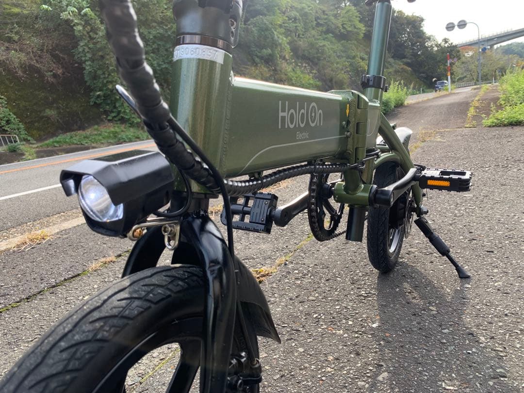 【即乘】送料無料Hold On 折り畳み電動自転車 Q1 7.5Ah動作確認済