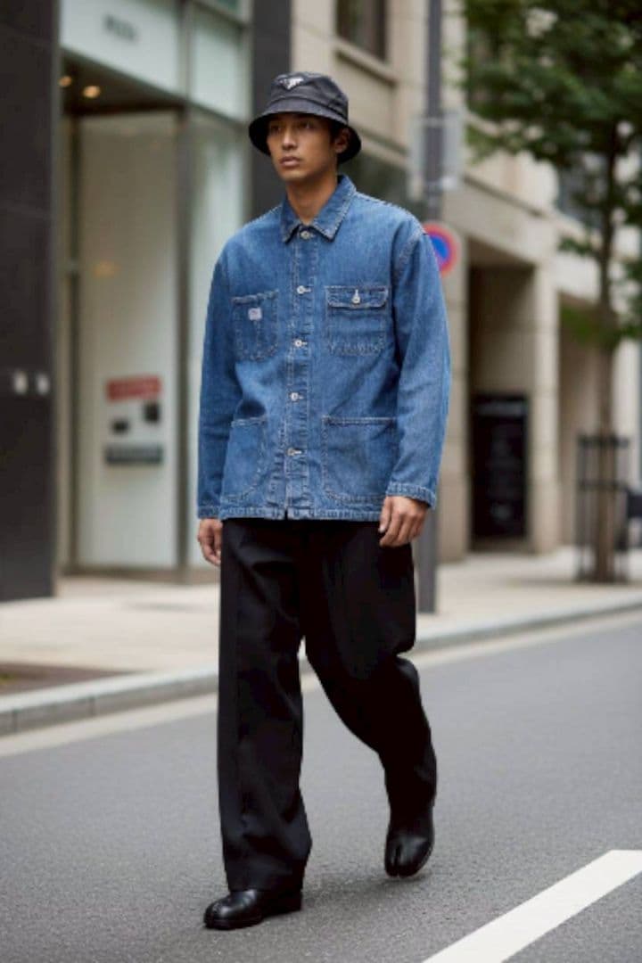 【m19】OLD GAP デニムカバーオール 80s〜90s 希少モデル L