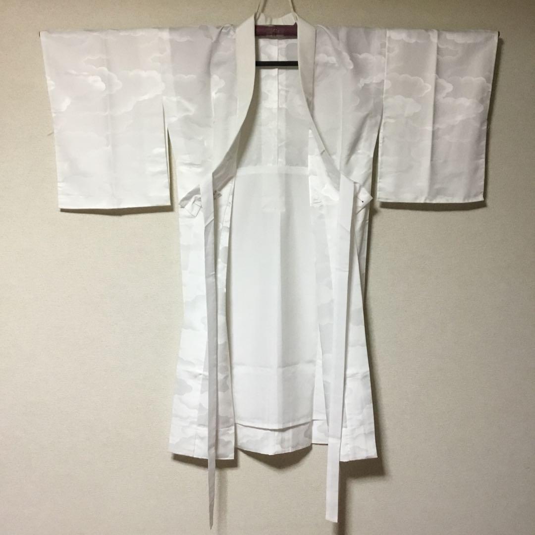 ✨未使用✨　そうしん　白　プレタ長襦袢　長襦袢　洗える　東レシルック　紙人形