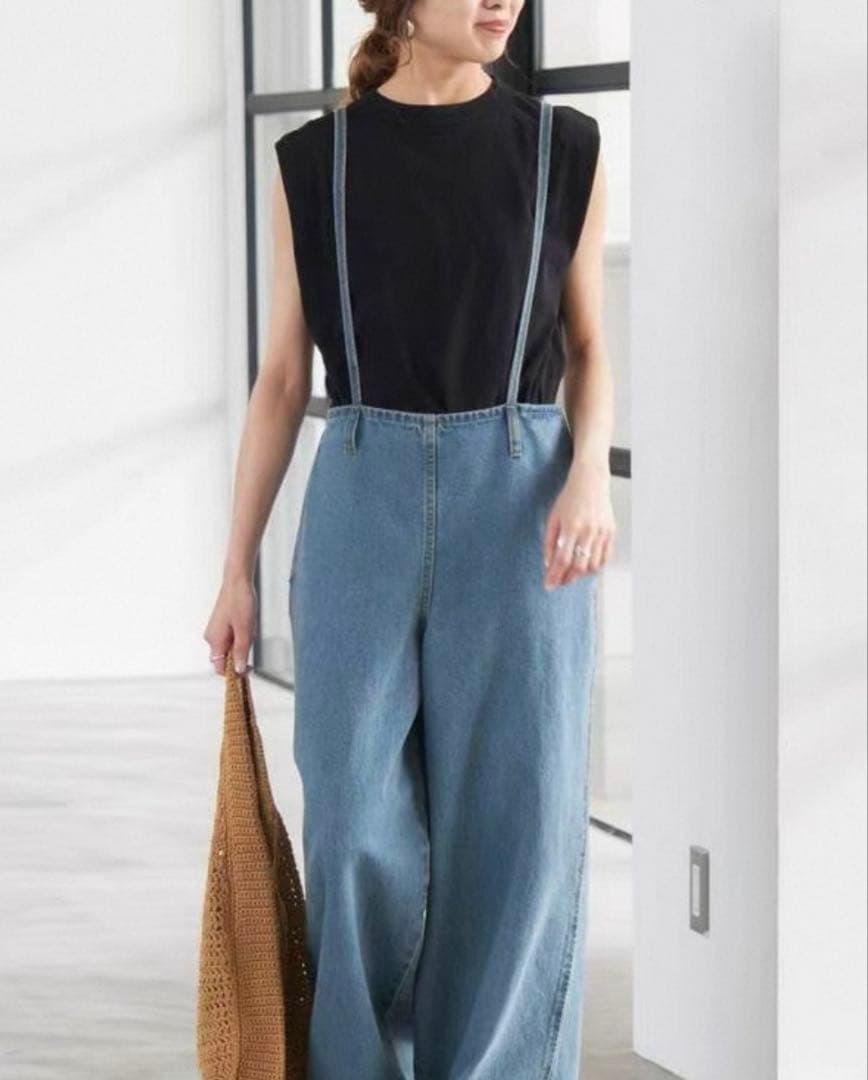 Spick and Span　デニムサロペット