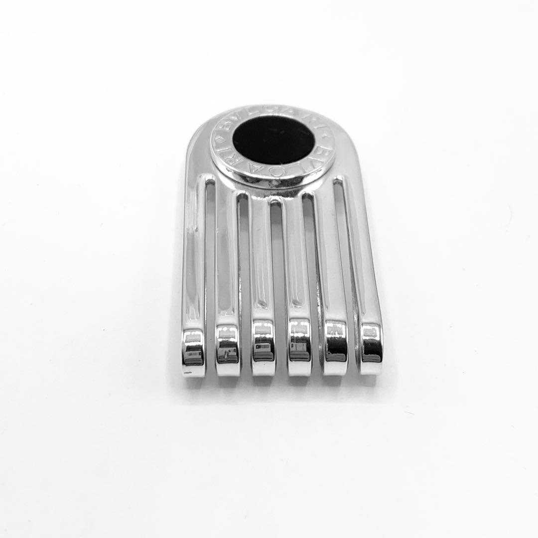 【美品】BVLGARI ブルガリ マネークリップ　925 オニキス