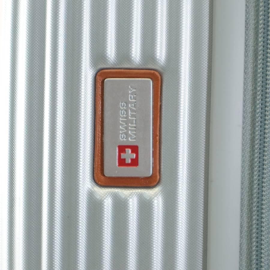 値下展示品 スイスミリタリー 20インチ スーツケース シルバー 機内持ち込み