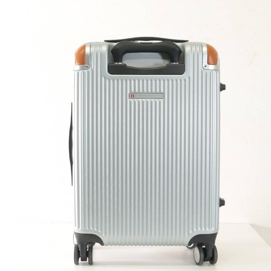 値下展示品 スイスミリタリー 20インチ スーツケース シルバー 機内持ち込み
