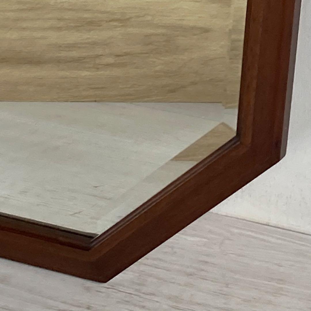 マルニ maruni 木製 壁掛け鏡 ウォールミラー 8角