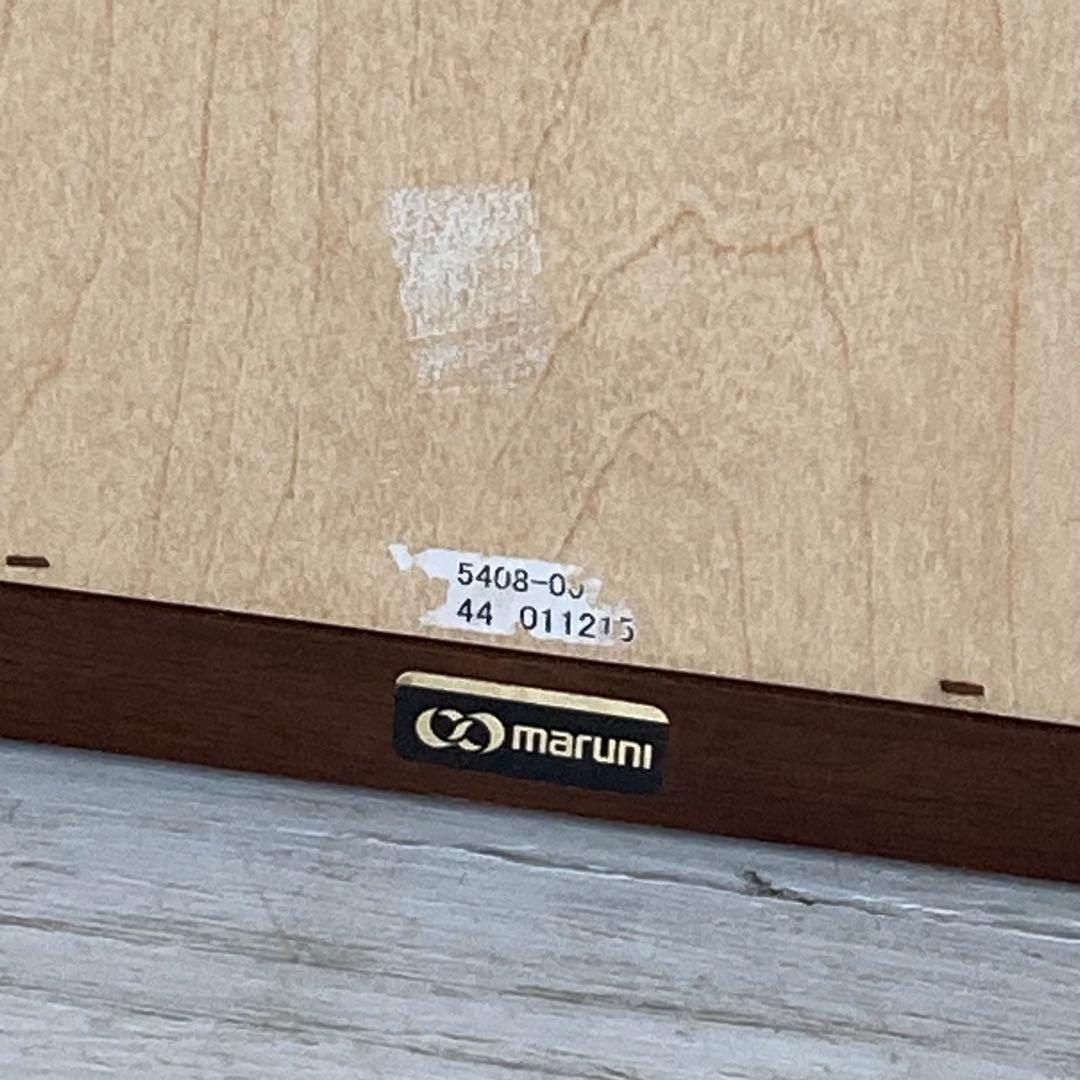 マルニ maruni 木製 壁掛け鏡 ウォールミラー 8角