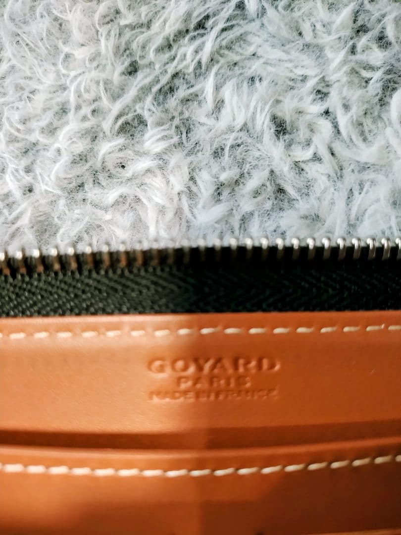 GOYARD/ゴヤール/長財布 ブラウン/ブラック/ラウンドファスナー/
