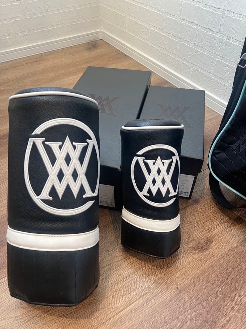 【極美品】 ANEW GOLF ゴルフバッグ & へットカバー セット