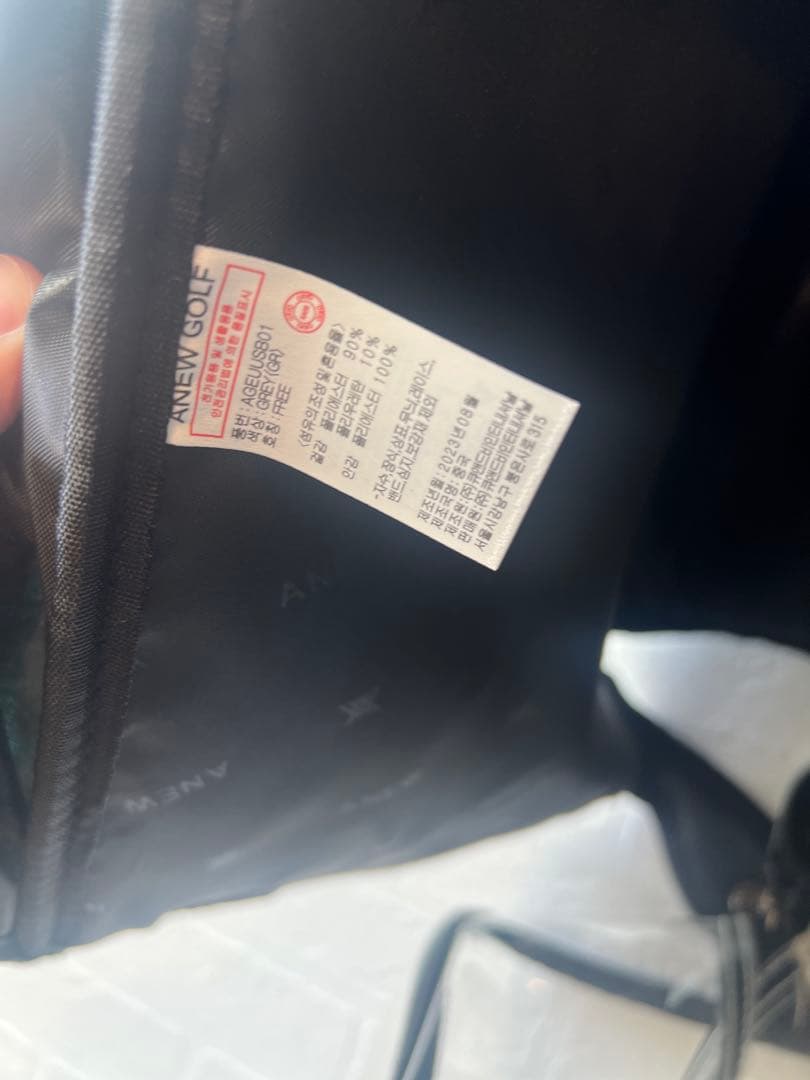 【極美品】 ANEW GOLF ゴルフバッグ & へットカバー セット